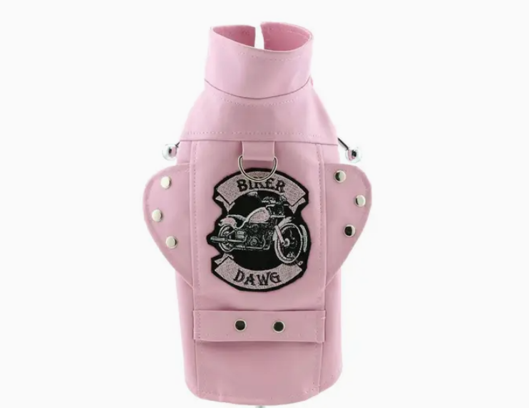 Biker Dawg Vest (Pink)