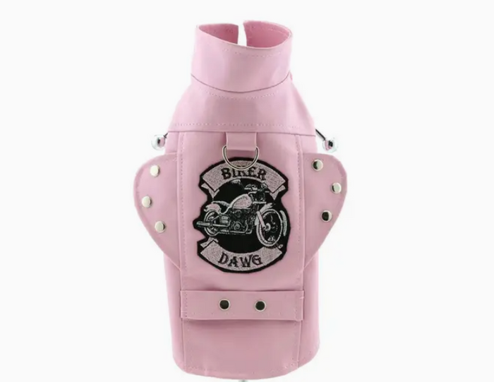 Biker Dawg Vest (Pink)