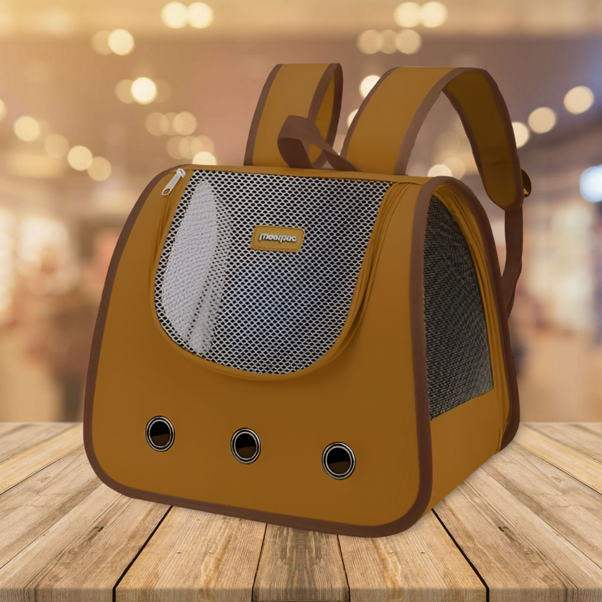Pet Mesh Backpack Ventilated, Comfy, and Hands‑Free
